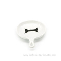 Ceramic Pet Dog Plates Bowl with Handle